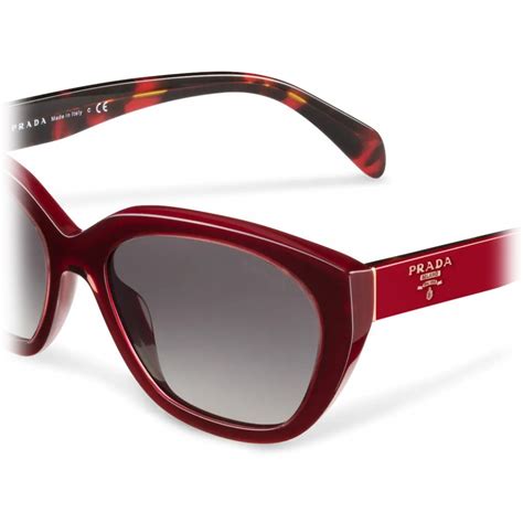 prada red glasses